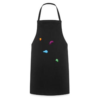 escalade bloc bloc rochers escalade libre - Tablier de cuisine - noir - Devant - AI Model Male 185 dark (185cm)