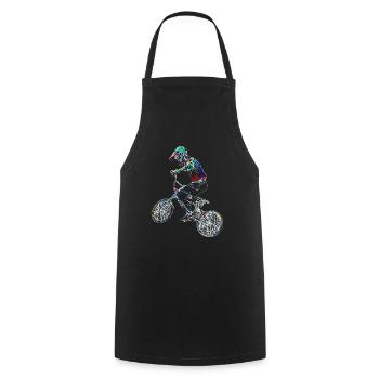 bmx - Cooking Apron - black - Front - AI Model Male 185 dark (185cm)