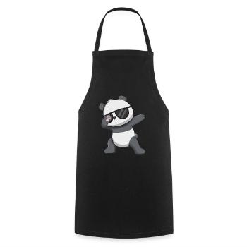 Panda Sonnenbrille - Kochschürze - Schwarz - Vorne - AI Model Male 185 dark (185cm)