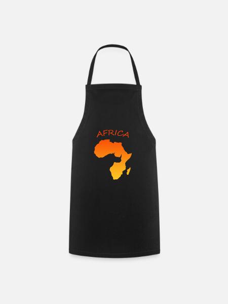 Africa Afrika - Kochschürze - Schwarz