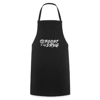 Boost is my drug - Turbo, Tuning, Auto - Tablier de cuisine - noir - Devant - AI Model Male 185 dark (185cm)