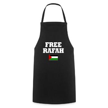 Free rafah - Tablier de cuisine - noir - Devant - AI Model Male 185 dark (185cm)