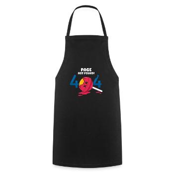 Insectes et bonbons - Tablier de cuisine - noir - Devant - AI Model Male 185 dark (185cm)