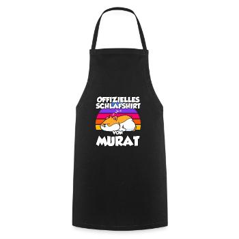 Offizielles Schlafshirt Von Murat - Kochschürze - Schwarz - Vorne - AI Model Male 185 dark (185cm)