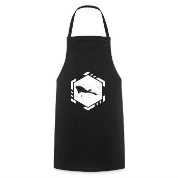 Diving Women Men Scuba Diver Scuba Diving - Cooking Apron - black - Front - AI Model Male 185 dark (185cm)