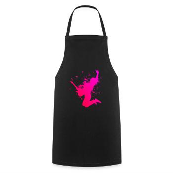 acoustic guitar electric guitar electric guitar men - Cooking Apron - black - Front - AI Model Male 185 dark (185cm)