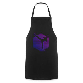 Kickboxing Femmes Boxe Kickboxing Hommes - Tablier de cuisine - noir - Devant - AI Model Male 185 dark (185cm)