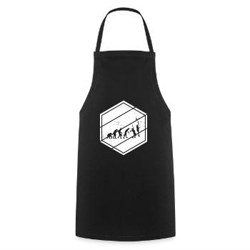 Paddle Tennis Paddle Racket Paddle Men - Cooking Apron - black - Front - AI Model Male 185 dark (185cm)