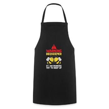 Bees Beekeeping Beekeeper Honey Beekeeper Funny - Cooking Apron - black - Front - AI Model Male 185 dark (185cm)