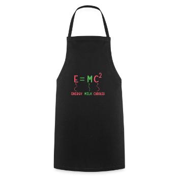 Bébé Papa Enceinte Nouveau-né Père Futur - Tablier de cuisine - noir - Devant - AI Model Male 185 dark (185cm)