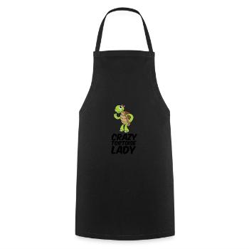 Black Toad Funny Girl Cadeau - Tablier de cuisine - noir - Devant - AI Model Male 185 dark (185cm)