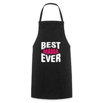 Meilleur cadeau de maman de la fête des mères - Tablier de cuisine - noir - Devant - AI Model Male 185 dark (185cm)