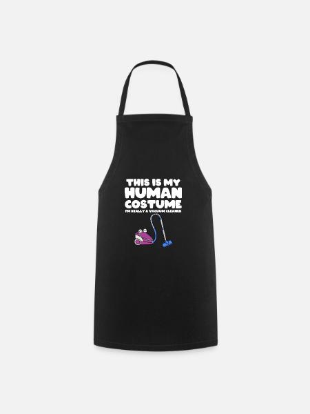Staubsauger Reinigung Reinigungskraft Geschenk - Kochschürze - Schwarz