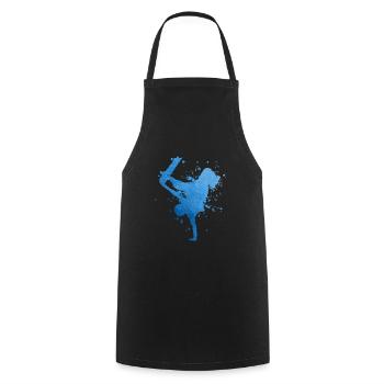 Skateboarder Patinage Skateboard Hommes Femmes - Tablier de cuisine - noir - Devant - AI Model Male 185 dark (185cm)