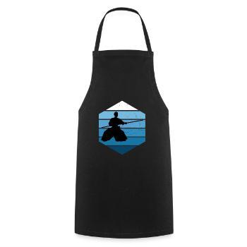 Kampfsport Aikido Herren Aikidoka Damen Martial Ar - Kochschürze - Schwarz - Vorne - AI Model Male 185 dark (185cm)