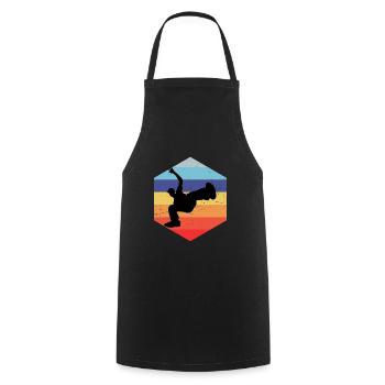 Bboy Breakdance Women Hiphop Men Hip Hop - Cooking Apron - black - Front - AI Model Male 185 dark (185cm)