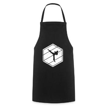 Kickboxing Boxing Hommes Kickboxing Femmes - Tablier de cuisine - noir - Devant - AI Model Male 185 dark (185cm)