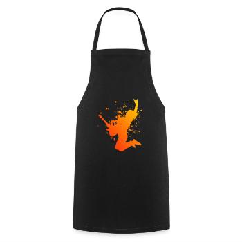 classical guitar electric guitar electric guitar guitar - Cooking Apron - black - Front - AI Model Male 185 dark (185cm)
