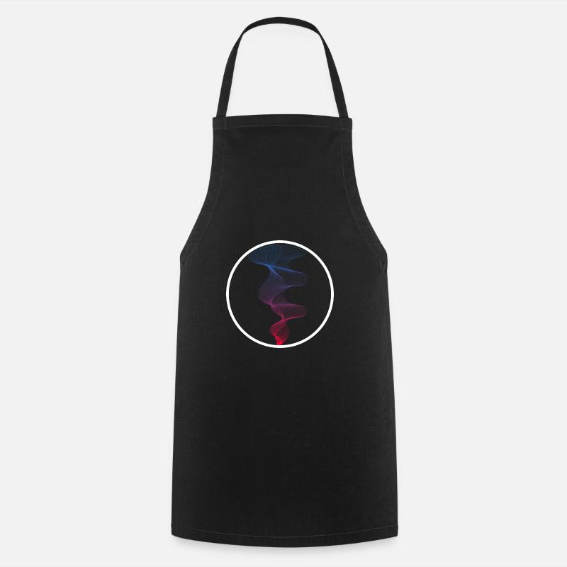 Abstract art - Cooking Apron - black