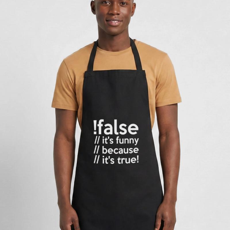 Programmierer false true Informatiker Student Code Kochschürze