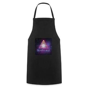 synthwave - Tablier de cuisine - noir - Devant - AI Model Male 185 dark (185cm)