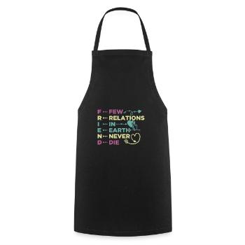 Accomplices Couple Couples Couple Best Friends - Cooking Apron - black - Front - AI Model Male 185 dark (185cm)