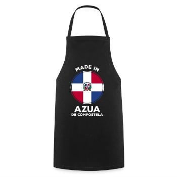 Dominican Republic - Cooking Apron - black - Front - AI Model Male 185 dark (185cm)