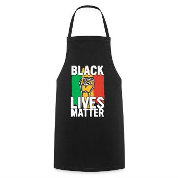 Black History Month Black History - Cooking Apron - black - Front - AI Model Male 185 dark (185cm)