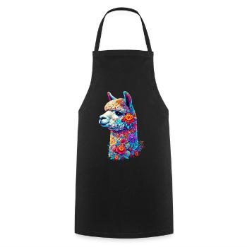 Alpaga - Tablier de cuisine - noir - Devant - AI Model Male 185 dark (185cm)
