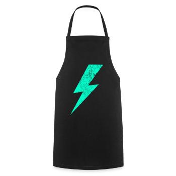 Flash électrique au pastel - Tablier de cuisine - noir - Devant - AI Model Male 185 dark (185cm)