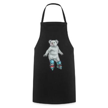 Koala Patins à roues alignées - Tablier de cuisine - noir - Devant - AI Model Male 185 dark (185cm)
