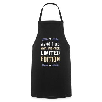 Un seul combattant de MMA en édition limitée - Tablier de cuisine - noir - Devant - AI Model Male 185 dark (185cm)