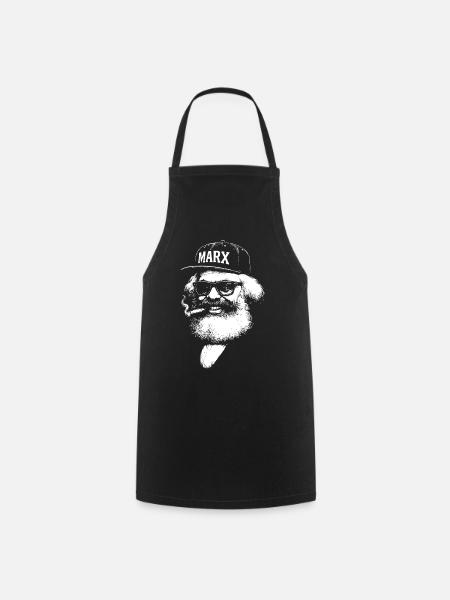 Karl Marx Pop-Ikone - Kochschürze - Schwarz