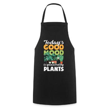 Cadeaux pour les jardins et les amoureux des plantes - Tablier de cuisine - noir - Devant - AI Model Male 185 dark (185cm)