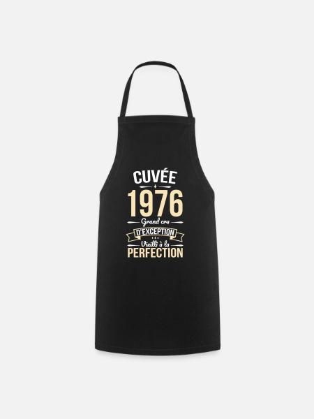 1976 – Perfekt gereift - Kochschürze - Schwarz