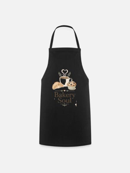 Bakery Soul Kaffee & Backkunst - Kochschürze - Schwarz