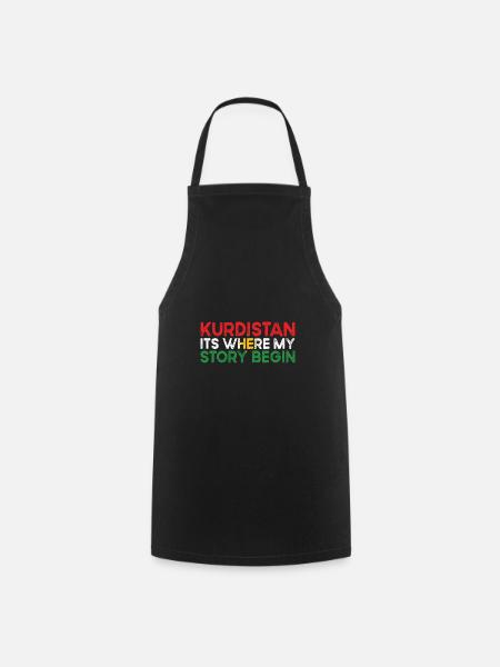 Kurdistan - Cooking Apron - black