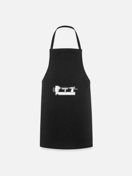 Turning - Cooking Apron - black