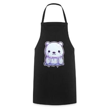 Süßer Eisbär Eis - Kochschürze - Schwarz - Vorne - AI Model Male 185 dark (185cm)