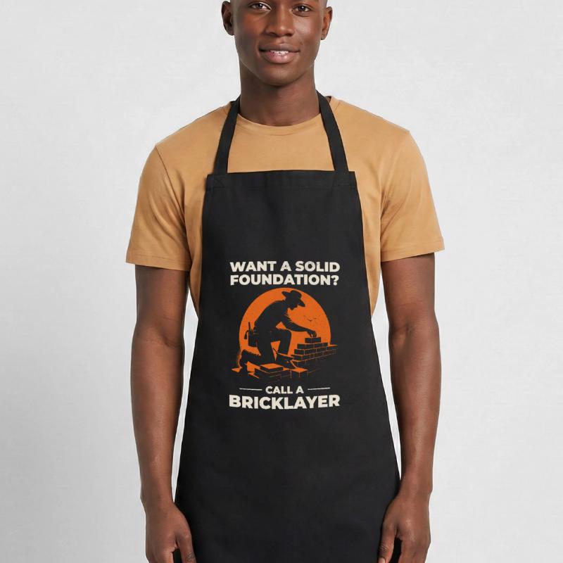 Bricklayer Brick Mason Masonry Brickwork Builder Cooking Apron