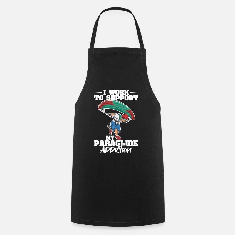 Conception de parapente pour un parapente - Tablier de cuisine - noir