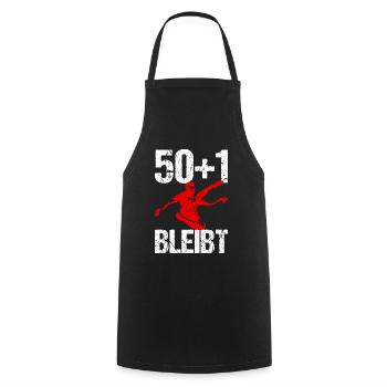 Fußball Fans Statement Fan Geschenk - Kochschürze - Schwarz - Vorne - AI Model Male 185 dark (185cm)