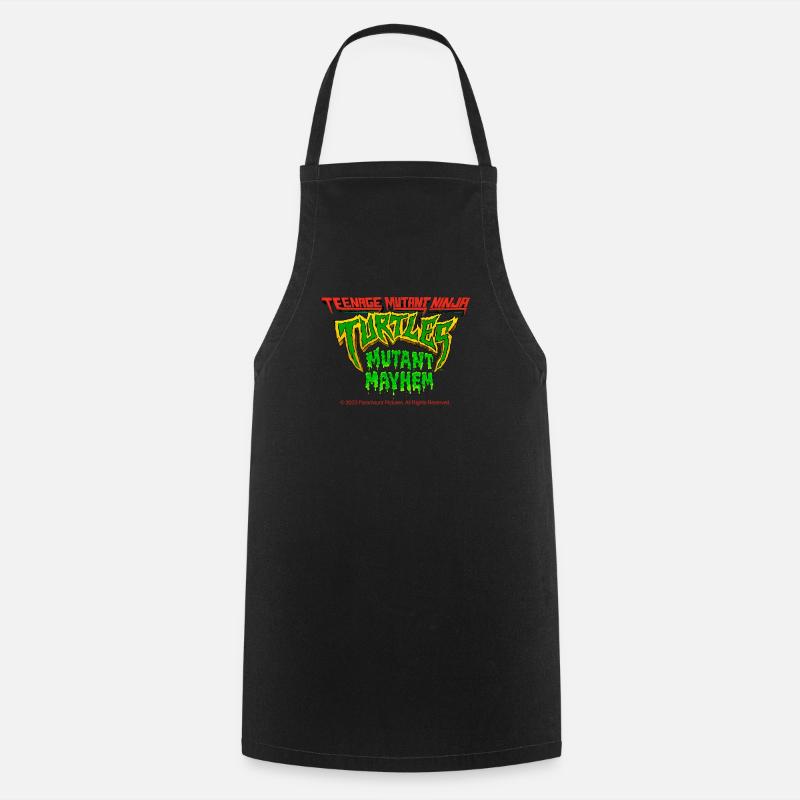 TMNT Mutant Mayhem Logo - Tablier de cuisine - noir