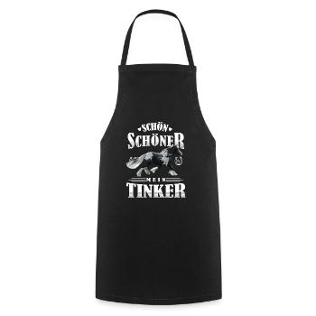 Schön Schöner Mein Tinker - Kochschürze - Schwarz - Vorne - AI Model Male 185 dark (185cm)