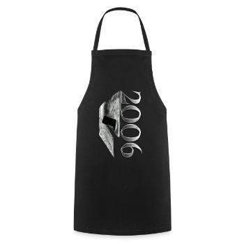 2006 Vintage Born Birthday Gift - Cooking Apron - black - Front - AI Model Male 185 dark (185cm)