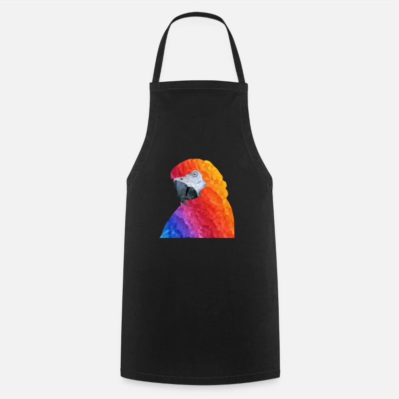 perroquet - Tablier de cuisine - noir
