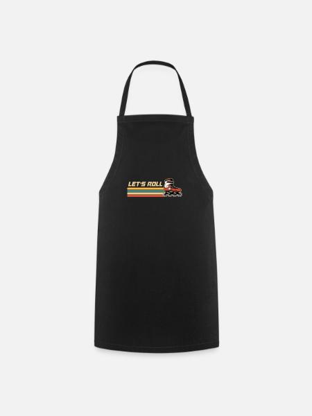 Inline Skating Inline Skating Gift - Cooking Apron - black