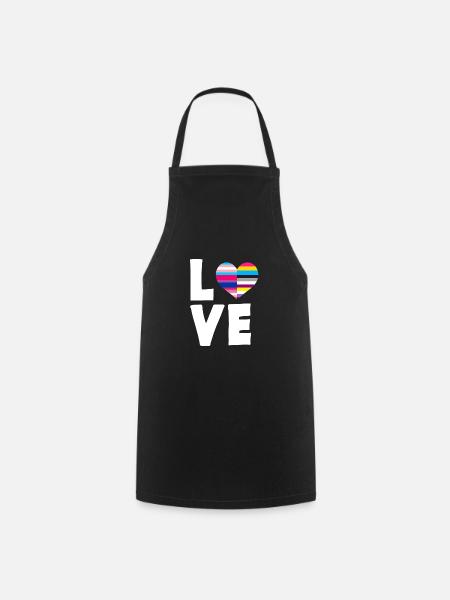 Trans Pansexual Lgbt Lesbisch Bisexual - Kochschürze - Schwarz