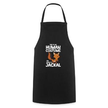 Jackal - Cooking Apron - black - Front - AI Model Male 185 dark (185cm)