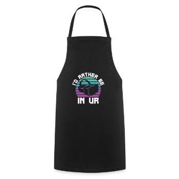 Cadeau VR de réalité virtuelle - Tablier de cuisine - noir - Devant - AI Model Male 185 dark (185cm)